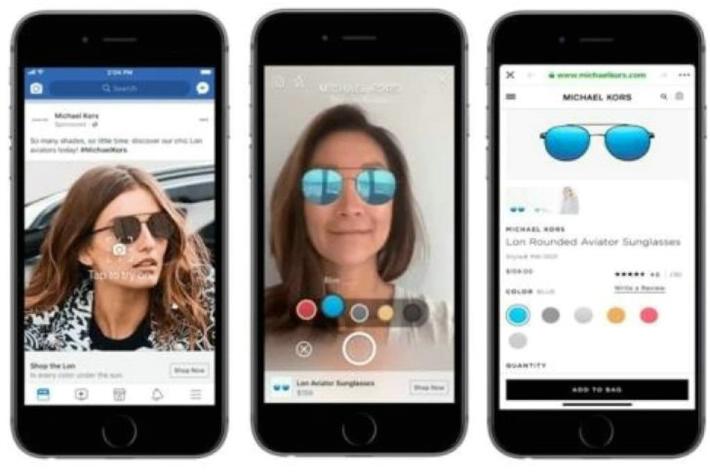 Facebook usará la realidad aumentada para venta